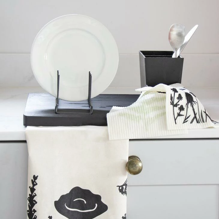 LIGA Eco Dishcloths Wildflowers Fern 3 LIGA Eco Dishcloths Wildflowers Fern