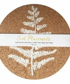 LIGA Cork Placemats Fern Set