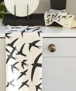 LIGA Swallows Tea Towel I Grey