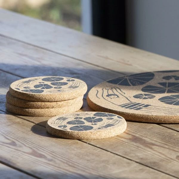 LIGA Cork Coasters Set Of 4 4 LIGA Cork Coasters Set Of 4