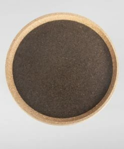 LIGA Smoked Cork Round Tray