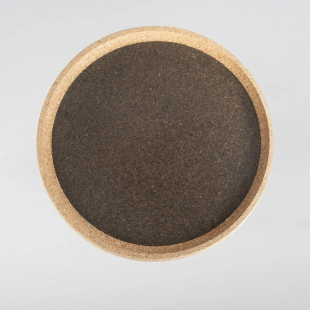 LIGA Smoked Cork Round Tray 3 LIGA Smoked Cork Round Tray