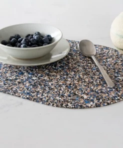 LIGA Beach Clean Oval Placemats - Set Of 4
