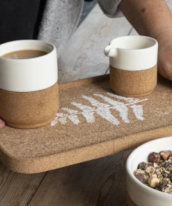 LIGA Fern Print Cork Tray