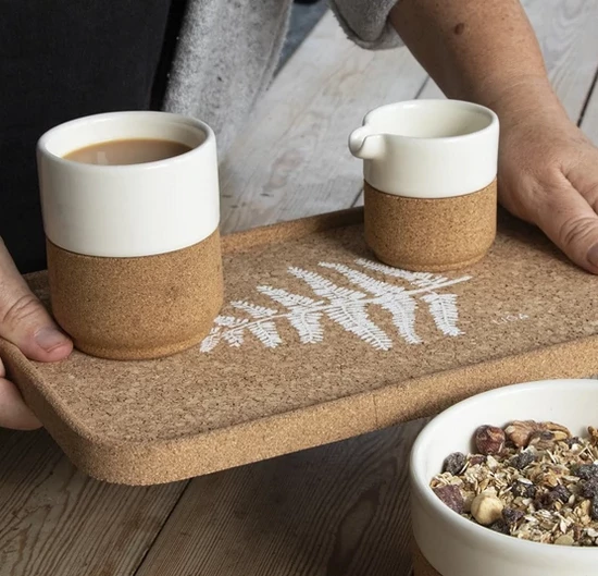 LIGA Fern Print Cork Tray 3 LIGA Fern Print Cork Tray