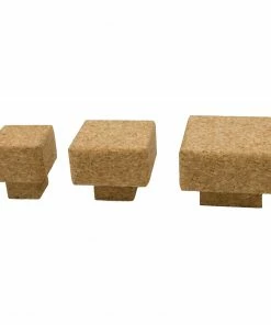 LIGA Cork Knobs Square Small