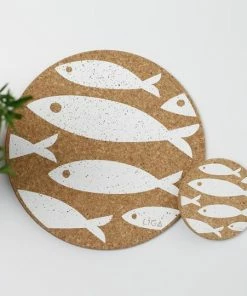 LIGA Cork Fish Placemat