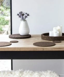 LIGA Smoked Cork Placemats