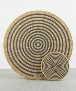 LIGA Cork Placemat Orbit Grey