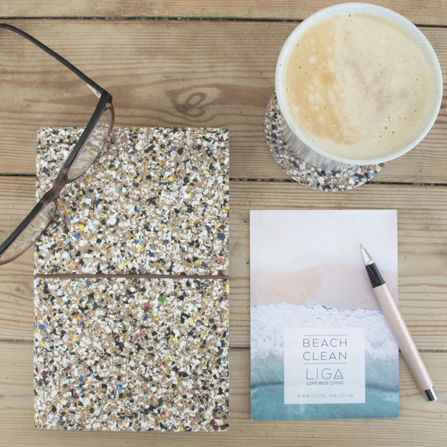 LIGA Cork Notebook Beach Clean 5 LIGA Cork Notebook Beach Clean