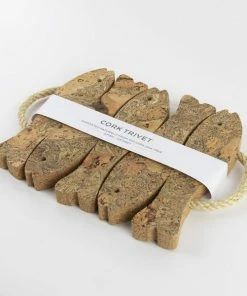 LIGA Cork Five Fish Trivet