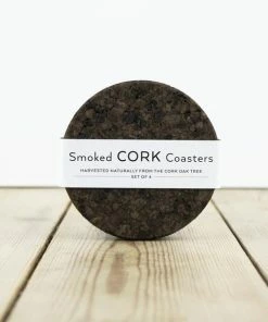 LIGA Smoked Cork Coasters