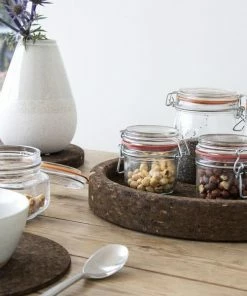 LIGA Smoked Cork Large Bowl