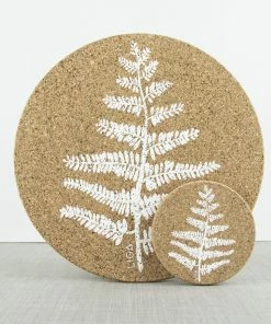 LIGA Cork Placemats Fern Set