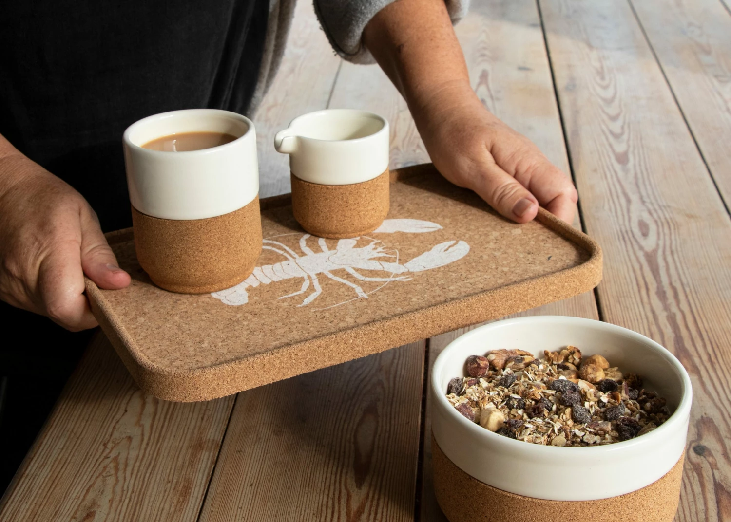 LIGA Cork Drinks Tray | Lobster 3 LIGA Cork Drinks Tray | Lobster