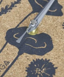 LIGA Cork Clock Wildflower