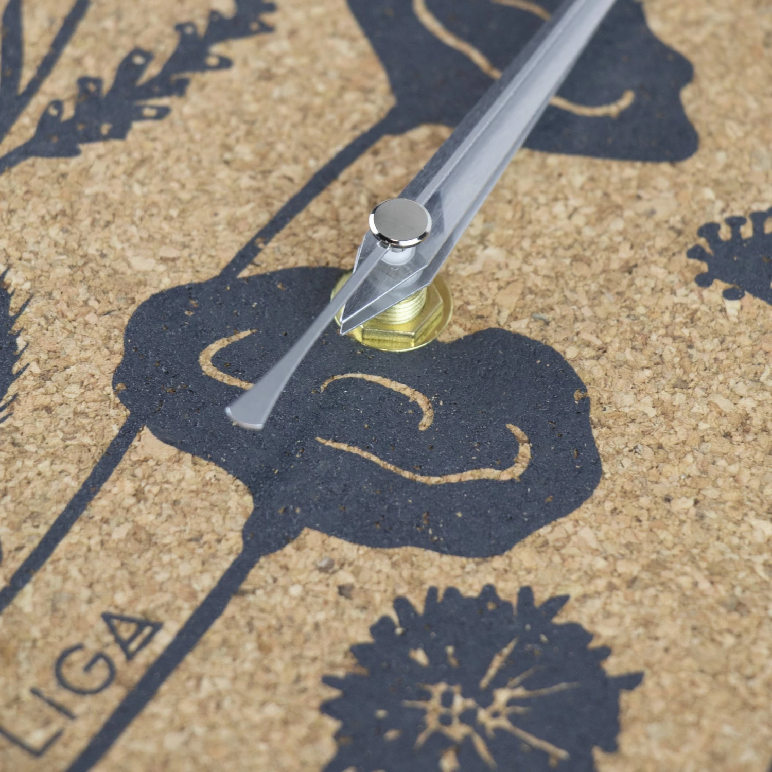 LIGA Cork Clock Wildflower 3 LIGA Cork Clock Wildflower
