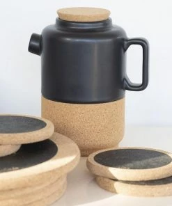 LIGA Teapot For Two Matt Black