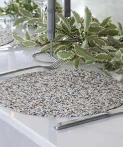LIGA Beach Clean Round Placemat Set