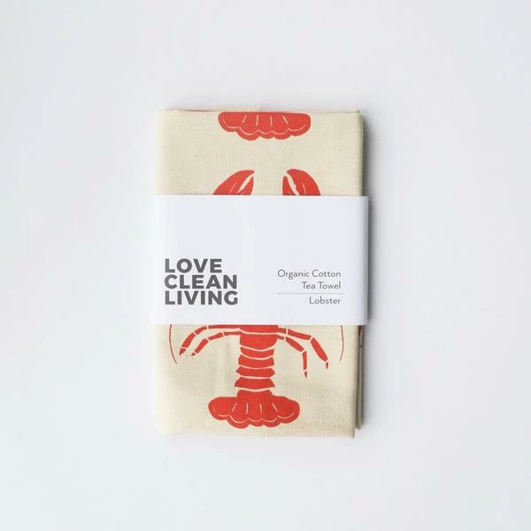 LIGA Organic Lobster Tea Towel 3 LIGA Organic Lobster Tea Towel
