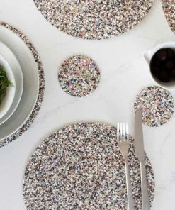 LIGA Beach Clean Round Coaster Set