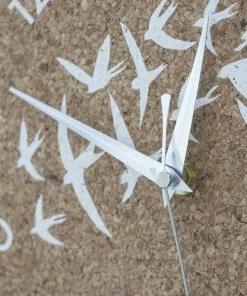 LIGA Cork Clock Swallows