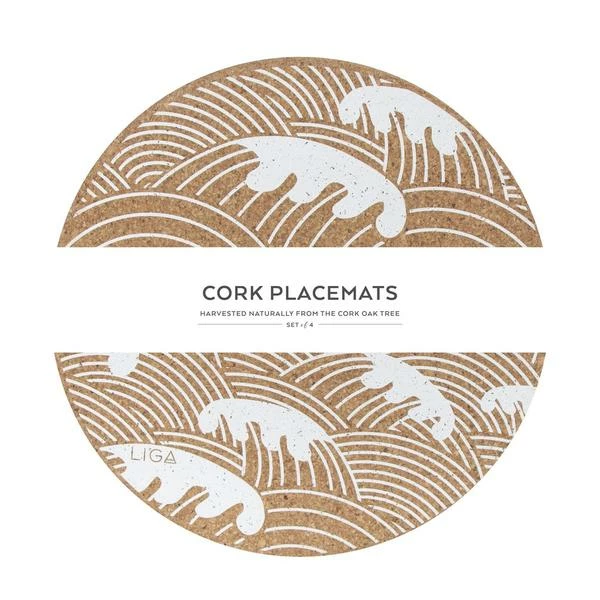 LIGA Cork Coasters Set Of 4 7 LIGA Cork Coasters Set Of 4