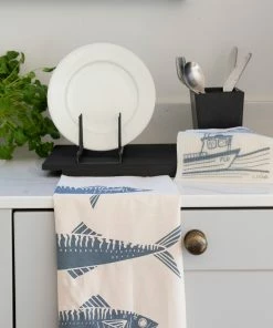 LIGA Eco Dishcloths Ebb And Flo & Mackerel 8 LIGA Eco Dishcloths Ebb And Flo & Mackerel