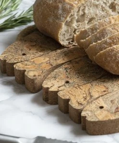 LIGA Cork Trivet Five Fish Ice Grey