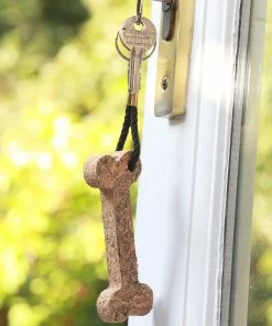 LIGA Cork Keyring Bone