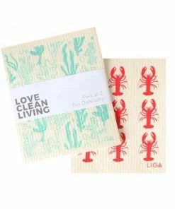 LIGA Pack Of 2 Dishcloths