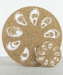 LIGA Cork Oyster Placemat