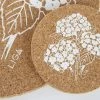 LIGA Cork Coaster Set - Hydrangea 1 LIGA Cork Coaster Set - Hydrangea
