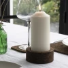 LIGA Smoked Candle Holder