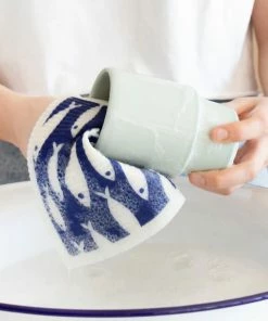 LIGA Eco Dishcloth Fish In The Sea And Crab