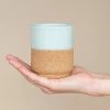 LIGA Aqua Ceramic And Cork Coffee Mug 1 LIGA Aqua Ceramic And Cork Coffee Mug