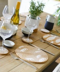 LIGA Cork Coaster Wave Set