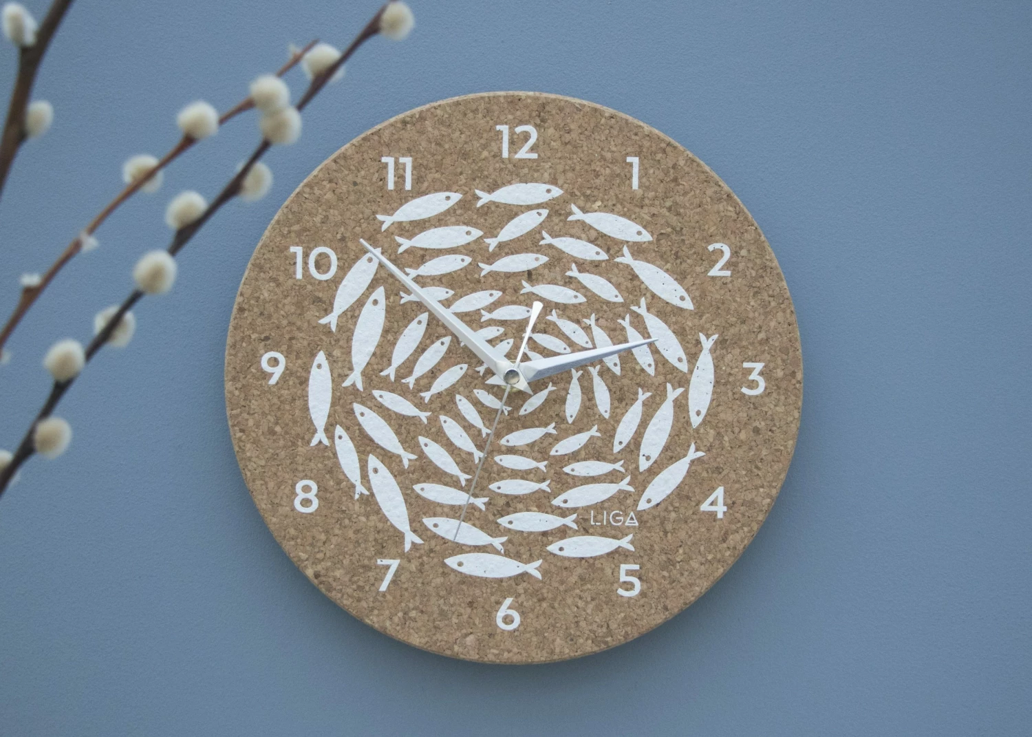 LIGA Cork Clock Fish 4 LIGA Cork Clock Fish