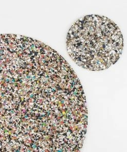 LIGA Beach Clean Round Cork Placemats Set Of 4