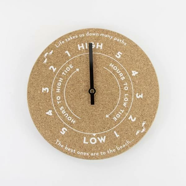 LIGA To The Beach Tide Cork Clock 3 LIGA To The Beach Tide Cork Clock