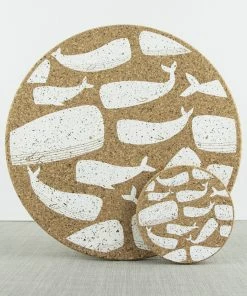 LIGA Cork Placemats Whale Set