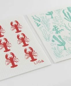LIGA Eco Lobster Seaweed Dishcloths
