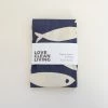 LIGA Fish In The Sea Tea Towel | Navy