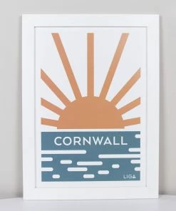 LIGA Organic Tea Towel Cornwall