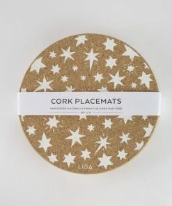 LIGA Cork Placemats Sets Of 4