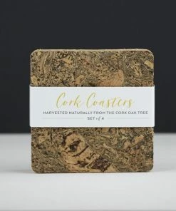 LIGA Ice Grey Square Coaster Set