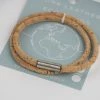 LIGA Eco Cork Band - Double Natural Silver 2 LIGA Eco Cork Band - Double Natural Silver