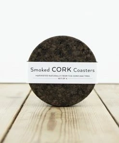 LIGA Cork Coaster Set Smoked