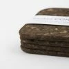 LIGA Smoked Cork Coaster Set - Square 1 LIGA Smoked Cork Coaster Set - Square