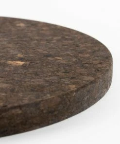 LIGA Smoked Cork Round Trivet